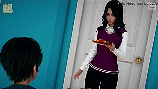 Hey, my bully turned out to be my lover with those big tits