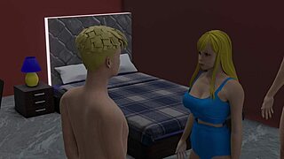 Hey, watch Lulu tease her family with that big anime ass! 🍑