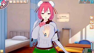 Kasen Ibaraki's Big Tits Get Rubbed Hard!