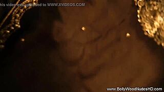 Oriental Brunette Cougar Rips Clothes in Intense Nude Striptease Dance