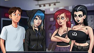 summertime saga episode 121 unfolds in anime style