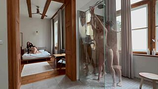 She Didnt Mind Joining Them In Amateur Group Fuck