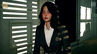 Hey, my bully turned out to be my lover with those big tits