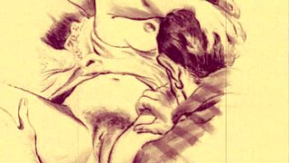 Vintage Erotic Drawings Showcase Retro Anime Style