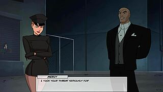 Dc Comics Leash Training With Big Tits Brunette