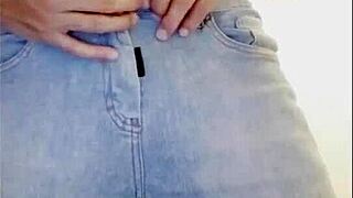 Big Cock Gay Shemale Masturbates!