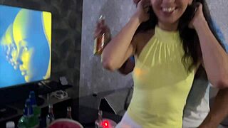 Unfaithful Wife Screws Strangers at Party While Cuckold Watches Helplessly