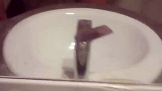 young guy masturbates in casual everyday setting