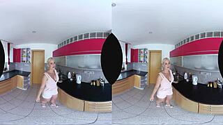 italian blonde rides cock in hardcore anal doggystyle