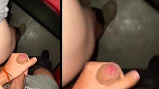 Thrilling cinema quickie with risky public banging!