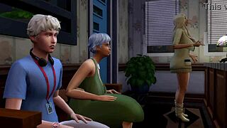 sims 4 parody nun group handjob