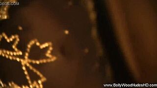 Oriental Brunette Cougar Rips Clothes in Intense Nude Striptease Dance