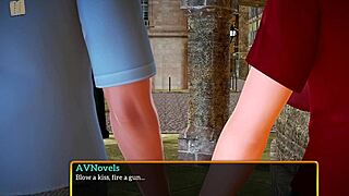 My New Family 458 In Hentai Game With Redhead And Blonde