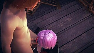 hentai uncensored - tanami blowjob and fucked in a tavern - japanese asian manga anime game porn