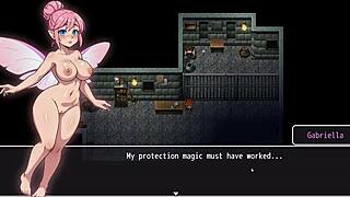 Hell Yeah! Cute Naked Fairy Trapped in Prison Keyhole, Lost Lagoon Hentai!