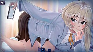 Gamer Girls Clarissa Drives Me Wild with Huge Boobs in Hentai Play!