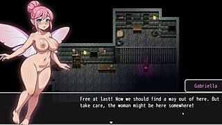 Hell Yeah! Cute Naked Fairy Trapped in Prison Keyhole, Lost Lagoon Hentai!