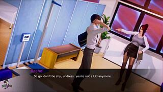 playing waifu academy uncensored, episode 2 with asian mommy hentai scenes