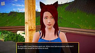 My New Family 458 In Hentai Game With Redhead And Blonde