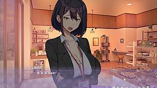 i caught my boss jerking off to my huge cock in this summer clover harem hentai game episode four