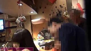 Intriguing Secret Japanese Snack Bar Caught On Camera With Wild Action