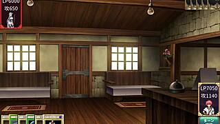 In de succubus duel testbuis game ontvouwt de anime hentai avontuur