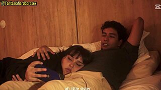 Stepsister Mouth Fuck During Movie Watching