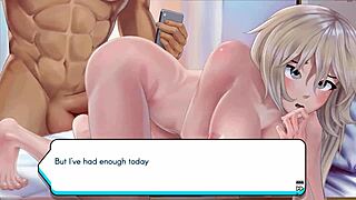 Gamer Girls Clarissa Drives Me Wild with Huge Boobs in Hentai Play!