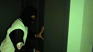 Masked Thief Breaks into Mariana Martix's House and She Offers Her Big Tits