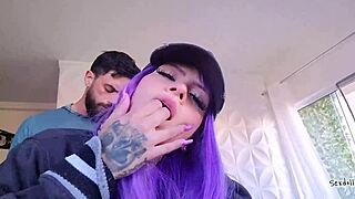 The pretty teen says, 'Lick my tight pussy until it gapes, then fill it with cum in orgasm'