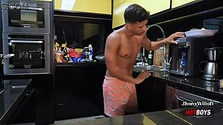 my hetero brother-in-law secretly fucked me with his big cock and muscular body