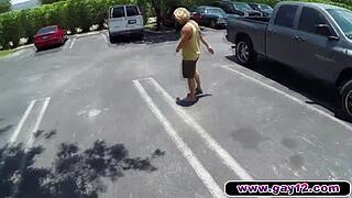 blonde muscle surfer dude hanging out by the beach