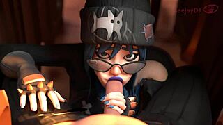 hope is getting naughty in class with doggystyle?