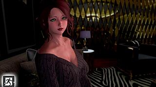 Redhead Milf Masturbates in Bathing Scene