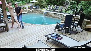 skinny perp, you taking this officer’s load in your ass?