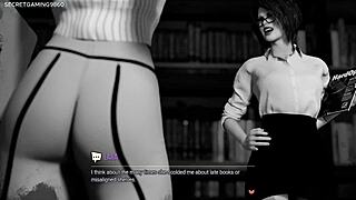 lara croft slurps huge bbc at glory hole in 3d hentai