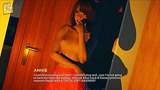 Cute Fat Teen in Sexy Outfit Plays Wild Hentai Game Eternum 50