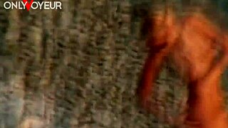 Beach Voyeur Spots Stunning Blonde Riding Her Man Publicly