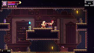 Playing Scarlet Maiden, part 2, tackling rogue-like boss on second floor with wild action.