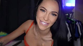 Mj Fresh Real Amateur Brunette Girl with Big Tits, Ass, and Pussy in Unexpected Masturbation and Riding Scene