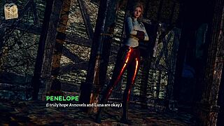 Hey, wanna play Eternum 220 Remastered with this cute fat hentai babe in wild outfit?