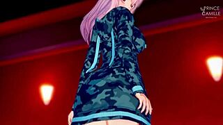 Super Sonico Gets Horny While Modeling for You in Hentai Anime