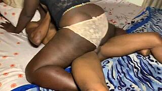 Fat ass bitch rides huge BBC solo.