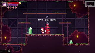 Playing Scarlet Maiden, part 2, tackling rogue-like boss on second floor with wild action.