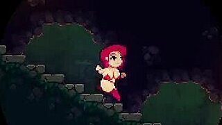 Playing Scarlet Maiden, part 2, tackling rogue-like boss on second floor with wild action.