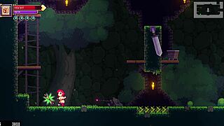 Playing Scarlet Maiden, part 2, tackling rogue-like boss on second floor with wild action.