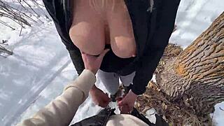 i’m obsessed with outdoor sex in the winter park