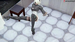 Wow, 2-B dances and gets fucked hard in shower fantasy! Full 1hr 3D movie on Sheer FantasyKing3 awaits.