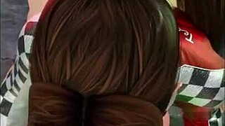 Emotional 3D Animation with KOF Chicas in Wild Action