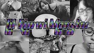 Pawg rides twisted cock hard and cums three times